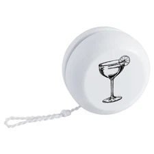 'Cocktail Glass with Lime' Retro Style Yo-Yo (YY00043230)
