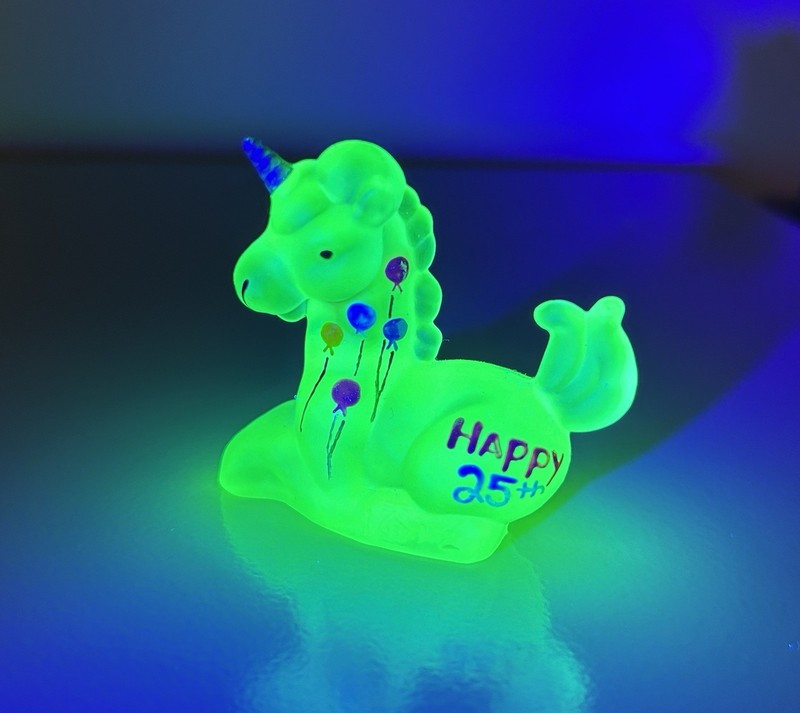 Boyd Glass Little Luck Honeycomb Satin Hand Painted 7/50 CL