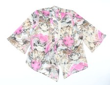 Gray & Osbourn Women's Multicoloured Kimono Jacket Size 18