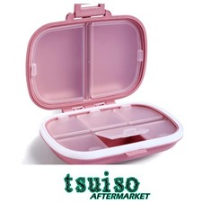 Travel-Ready Pill Case in Pink - 8 Compartments for Easy Medication Storage
