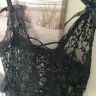 Black Lace Teddie / Bodysuit, Size L  (smaller than labeled size) — photo 3