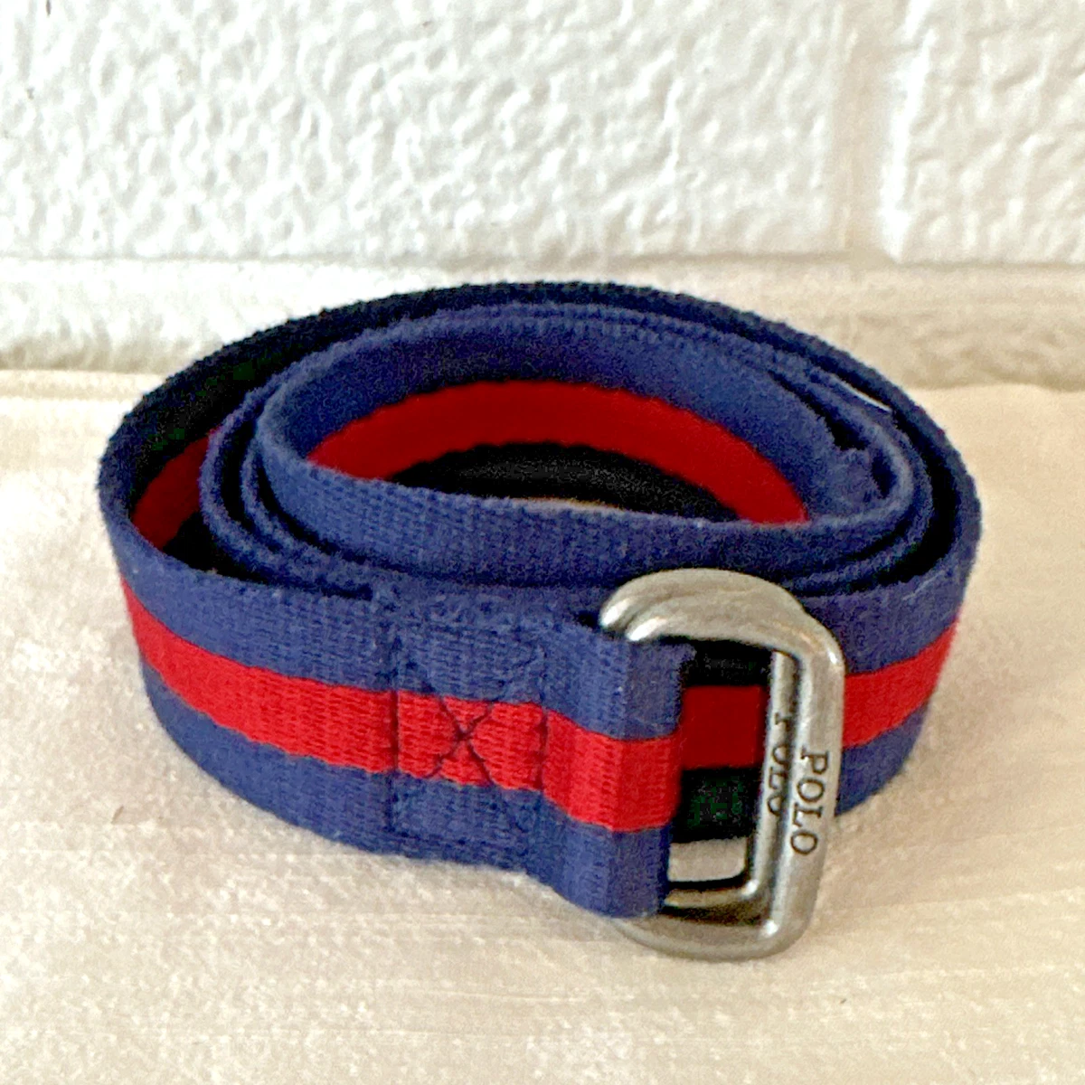 Ralph Lauren Rugby Belt Grosgrain Preppy Stripes Small Medium Adjustable ralph lauren striped belt products for sale | eBay main image 3