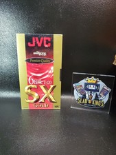 New  Sealed JVC T-120 SX Premium Quality Gold Blank VHS Tapes 6 Hour