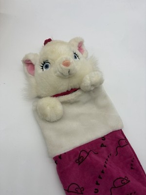 Vintage Disney The Aristocats MARIE Plush Christmas Holiday Stocking White Cat