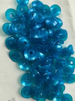 LEGO- NEW #4740-TRANS BLUE W/ OPALESCENCE-DISH 2 X 2  INVERTED/ RADAR-10 PIECES