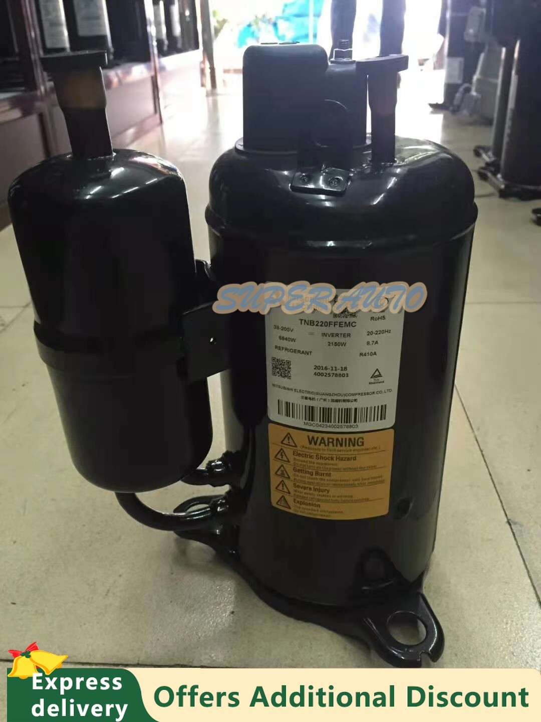 1Pcs New For Air conditioning refrigeration compressor TNB220FFEMC