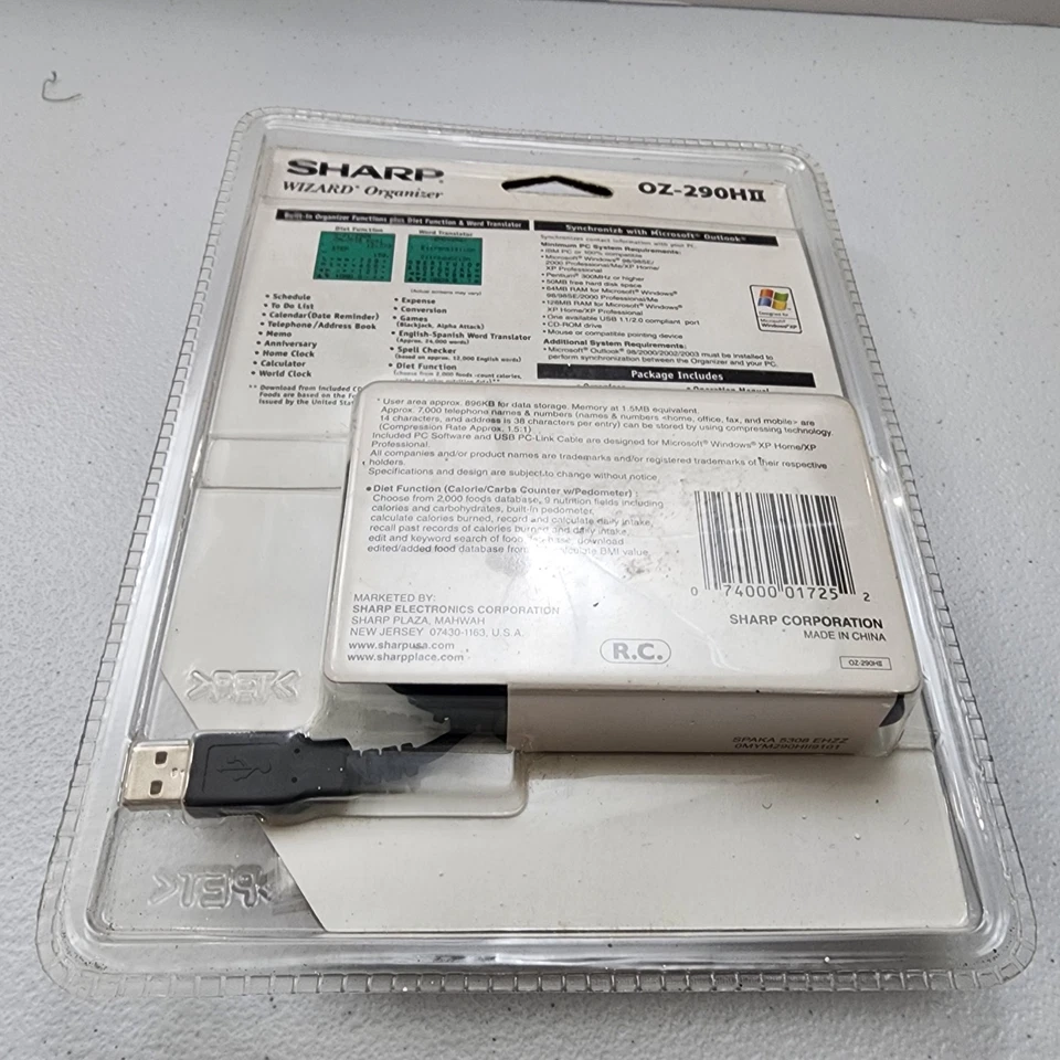 Sharp Wizard Organizer OZ-290H2 Brand New Sealed Vintage - Image 2 of 4