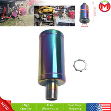 3/4" Threaded Exhaust Muffler For 212cc BT200X GX200Go kart Mini Bike Colourful