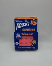 Mack's Soft Moldable Silicone Putty Ear Plugs, Kids Size, 6-Pair NEW