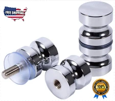 2 Set Shower Screen Handle Bathroom Door Handle Knob with Solid Stainless Steel