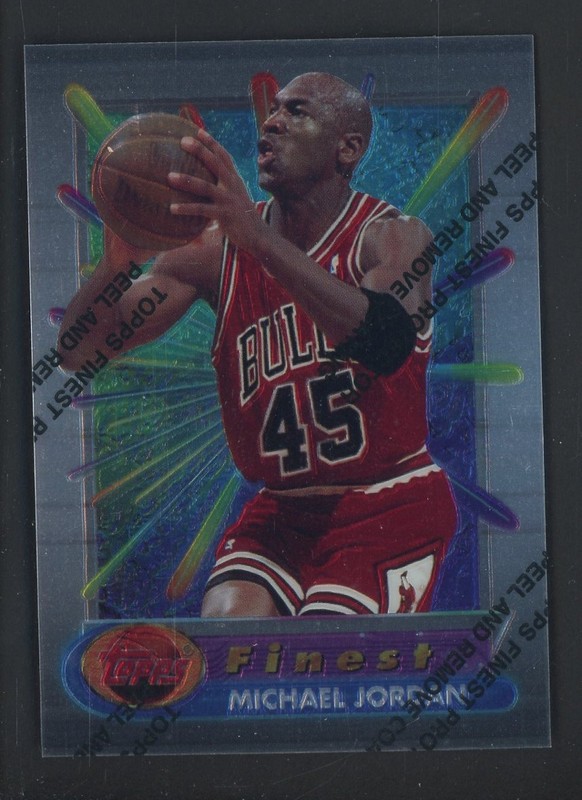 1995 Topps Finest #331 Michael Jordan Chicago Bulls HOF w/ Coating
