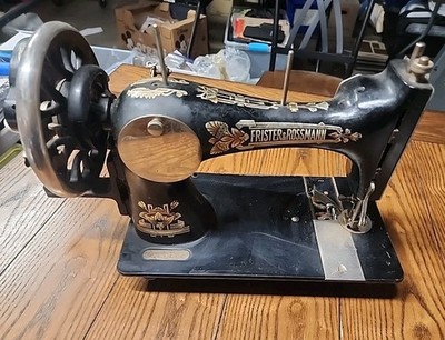 Antique Frister & Rossmann Hand Crank Sewing Machine untested PARTS ONLY
