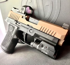 Sig P320 Slide + Romeo1 Pro Red Dot Sight Complete 3.9" Compact Upper FREE KNIFE