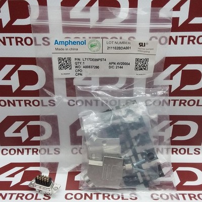 L717DE09PST4 | Amphenol | D-Sub Connectors, 9 Position Plug, Opened