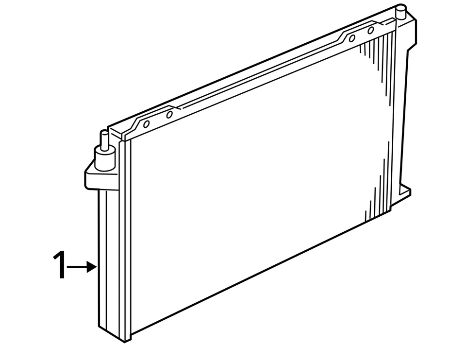 AC Condenser Fits 06-11 CROWN VICTORIA 915089 Foto 4 de 4