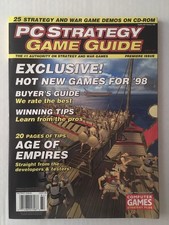 PC Strategy Game Guide 1998 Premiere Issue - Back Issue GAMER Magazine CD-ROM 