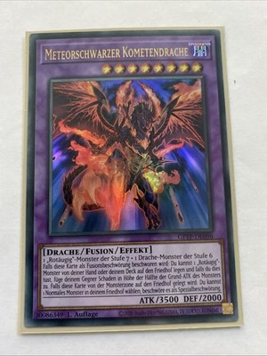 Meteorschwarzer Kometendrache GFTP-DE096 Ultra Rare DE NM YUGIOH 1. Auflage