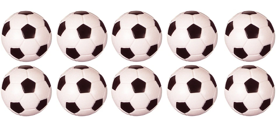 1A-SPORTS SET 10x Kickerball Kicker Ball, 32 mm - 17 g - hart / griffig