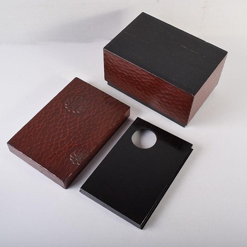 Chabako Wooden Storage Basket Box Tea Ceremony Utensils Set T-0399 - Picture 6 of 20