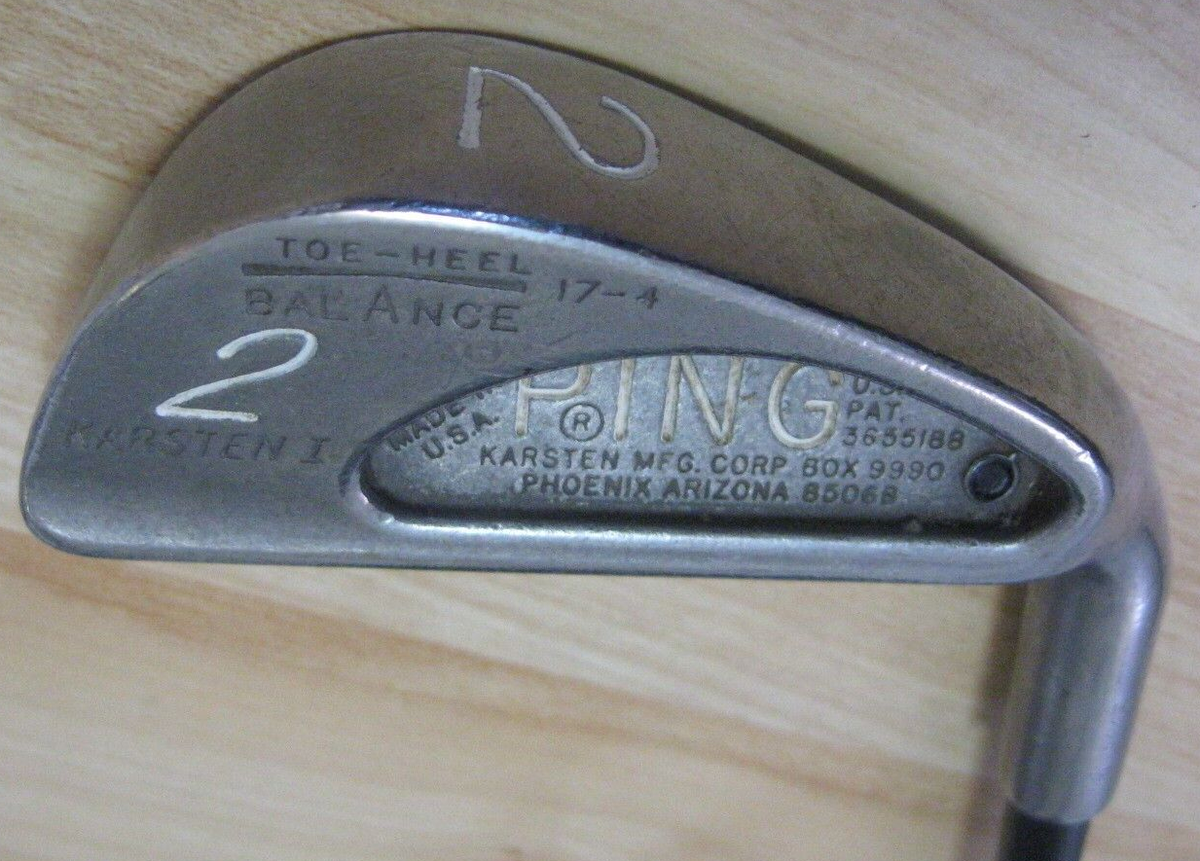 Fer De Golf Ping Karsten 1 2 - Fer 2 - Manche Acier Stiff - Homme - Occasion