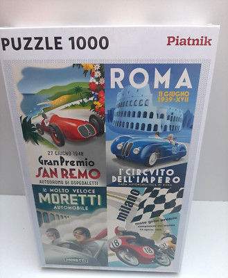 NEU + OVP : 1000 Teile Puzzle Piatnik Italienische Klassiker Automobile Auto