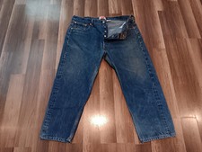 VTG levis 501 men's SZ 40X30 actual SZ 37X24 blue color worn jeans