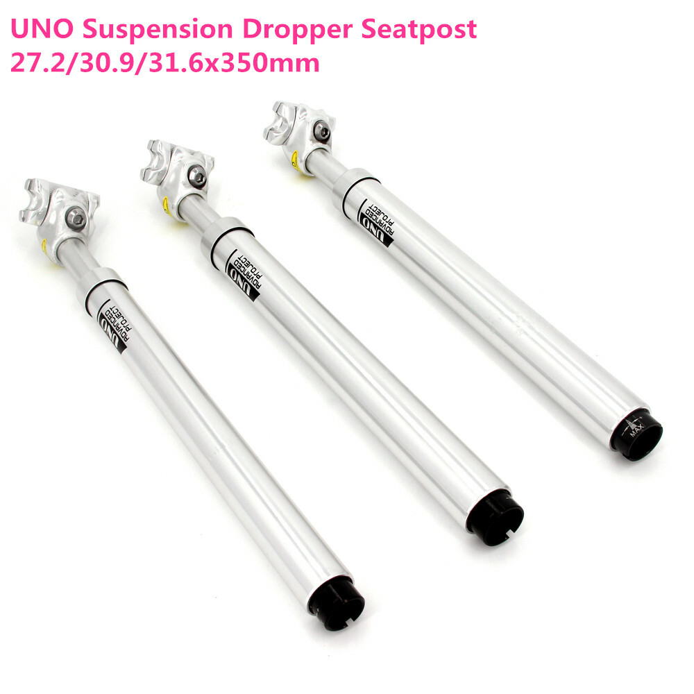 MTB Bike Seat Post UNO Suspension Bicycle Seatpost 350x27.2/30.9/31.6mm eBay
