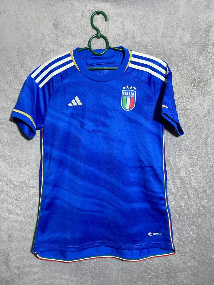 売れ筋商品|||アディダス Tシャツ レディース トップス ITALY TEAM 2024  AUTHENTIC - National team wear - blue adidas Womens Italy 23/24 Home Shirt - Blue - Womens Replica |