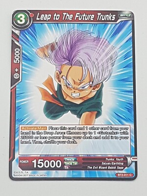 Dragon Ball TCG Leap to the Future Trunks NM