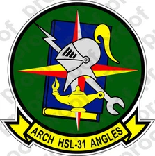 STICKER USN HSL 31 ARCH ANGLES