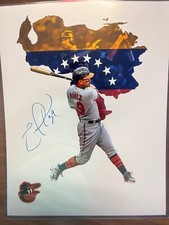 Renato Nunez Autographed 11x14 Baltimore Orioles Metallic