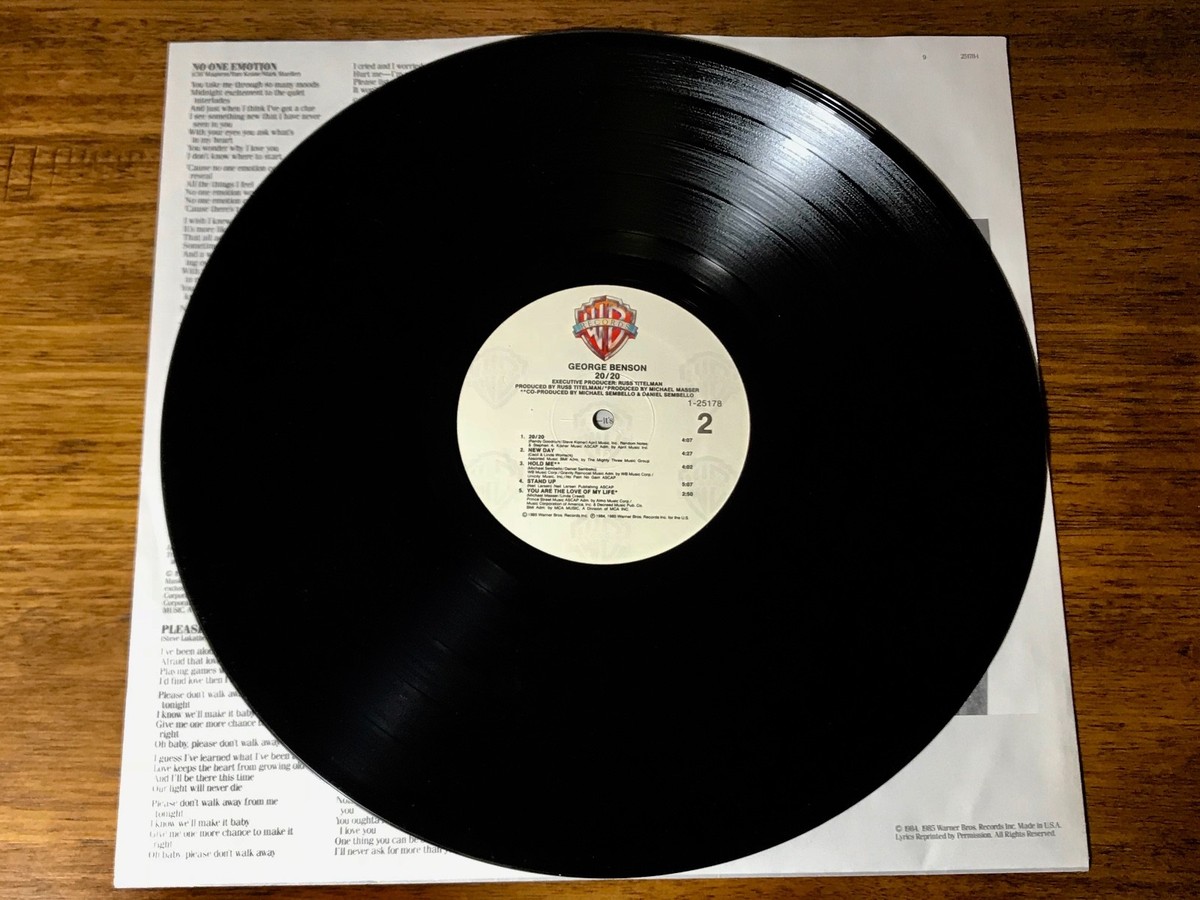 George Benson ~ 20/20 ORIGINAL LP ~ 1985 | eBay