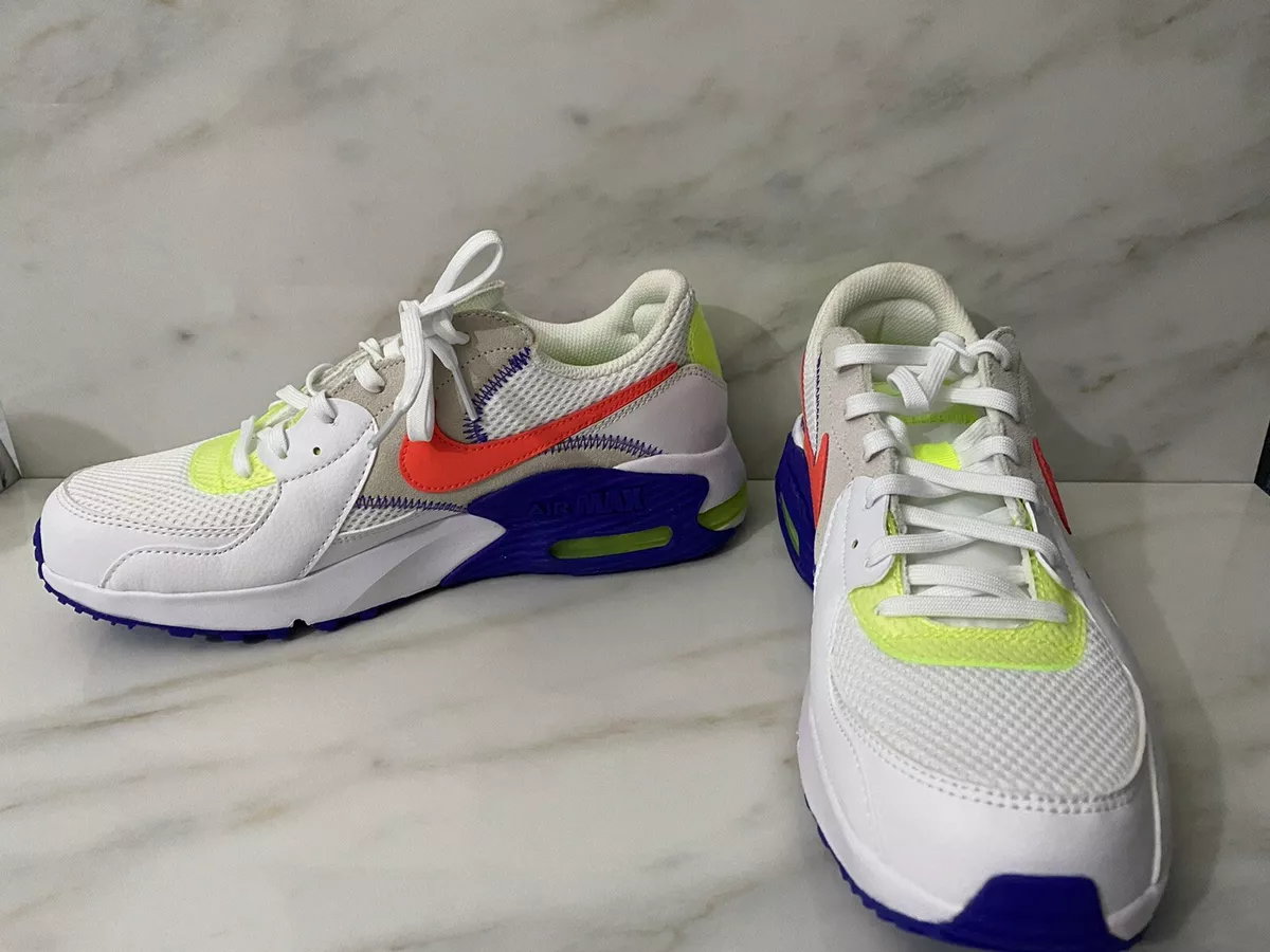 Nike Air max Excee AMD White/Blue/Green/Red Men#039;s DD2985-100 New In  Box eBay