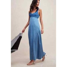 New Free People Gia Dress Size 4 MSRP: $250 Blue