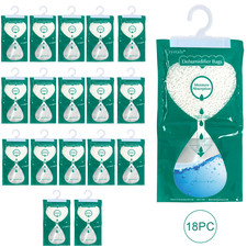 DEHUMIDIFIER WARDROBE HANGING BAGS 250G DAMP MOISTURE MOULD MILDEW TRAP FOR HOME