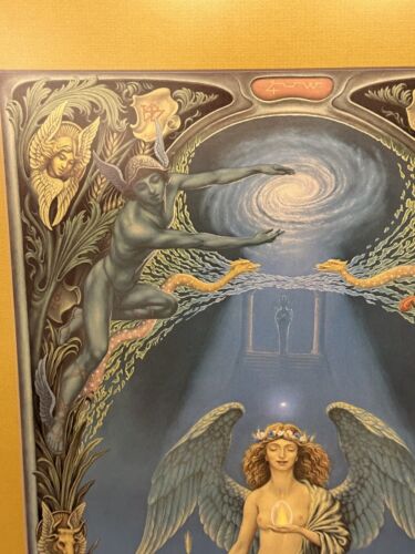 VINTAGE VIRGO Zodiac Sign Framed Art 17”X24”X1” - Picture 3 of 9