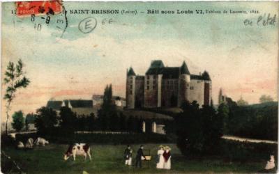Old postcard St-BRISSON Bati under Louis VI (608281)