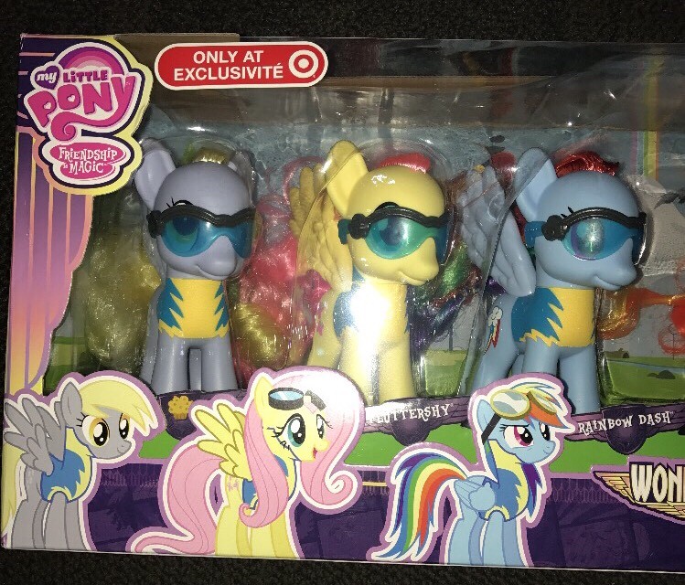 MY LITTLE PONY WONDERBOLTS set 6 PACK rainbow dash,spitfire