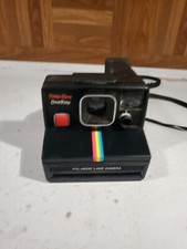 Vintage Polaroid Time-Zero One Step Land Camera Rainbow Black Untested