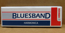 Hohner Bluesband Harmonica C NEW 1501-C with Box  instructions Stainless Steel