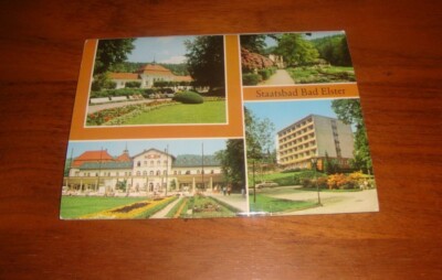 Leperello aus 5 DDR AK Staatsbad Bad Elster 1985