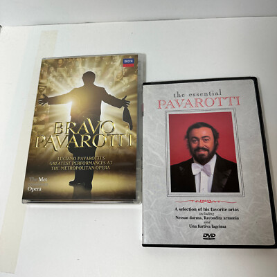 Luciano Pavarotti Bravo Pavarotti + The Essential Pavarotti DVD Set of 2
