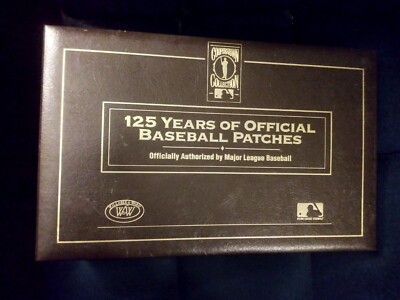 Willabee & Ward 125 Years of Official Baseball Patches 15ct With Binder & Blank