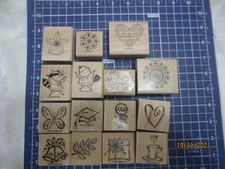 15 Stampin Up- 3 Hip Hip Horray- 4pc Polka Dot Punches -8 pc Sketch An Event