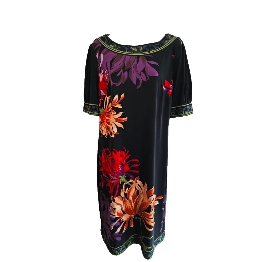 Jones New York Short Sleeve Floral Sheath Dresses for Women