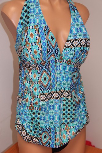 NWT La Blanca Swimsuit Bikini Tankini 2 pc set Plus Sz 22W LAG Halter   - Bild 3 von 5