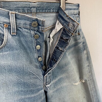 Vintage 80s Levi's 501 Redline Selvedge Denim USA 30x30 | eBay