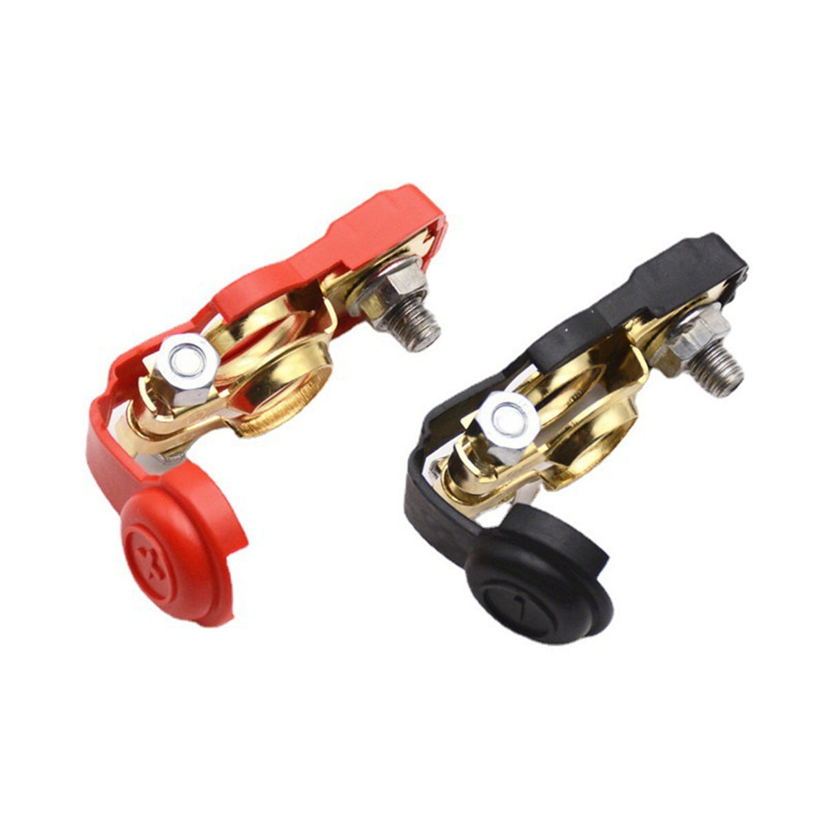 12V Car Battery Terminal Positive/Negative Quick Connector Cable Clamp Clip