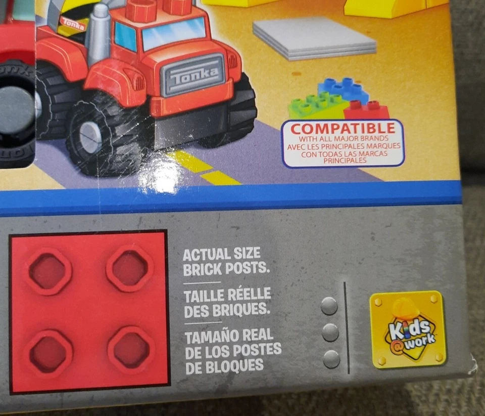 TONKA Mighty Builders Construction Truck Playset Take Apart Building Bricks New - Image 3 of 4