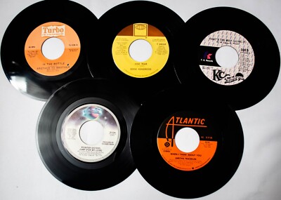 Disco Lot of 5 - 45 Aretha Franklin Pointer Sisters KC & Sunshine Band Kendricks